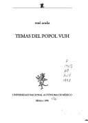 Portada de Temas del Popol Vuh