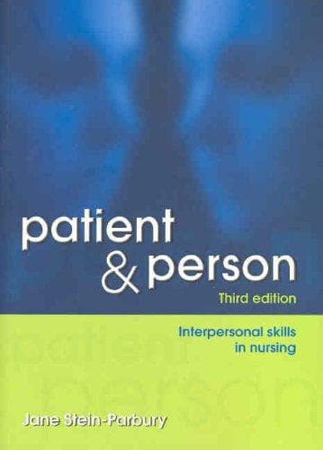 Portada de Patient and Person