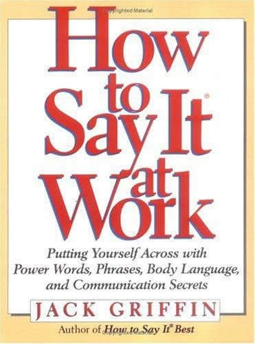 Portada de How to say it at work