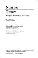 Portada de Nursing theory