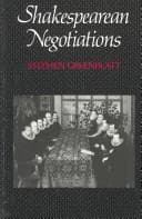 Portada de Shakespearean negotiations