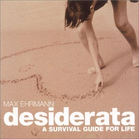Portada de Desiderata