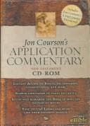 Portada de Jon Courson's Application Commentary