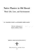Portada de Native planters in old Hawaii: their life, lore, and environment