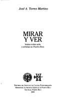 Portada de Mirar Y Ver
