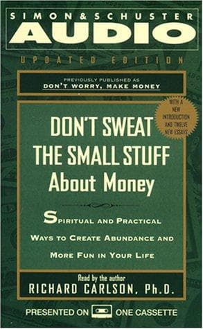 Portada de Dont Sweat The Small Stuff About Money