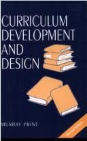 Portada de Curriculum development and design