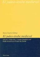 Portada de El judeo-árabe medieval