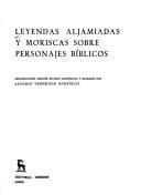 Portada de Leyendas Aljamiadas y Moriscas S/ Pers. Biblicos