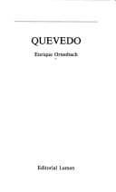 Portada de Quevedo (Biografias)