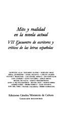 Portada de Mito y realidad en la novela actual
