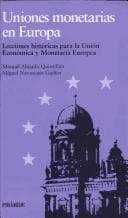 Portada de Uniones Monetarias En Europa
