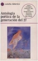 Portada de Antologia Poetica de La Generacion del 27 (Castalia didactica)