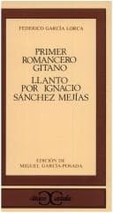 Portada de Primer romancero gitano ; Llanto por Ignacio Sánchez Mejías