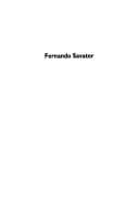 Portada de Fernando Savater
