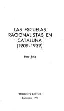 Portada de Las Escuelas Racionalistas (Serie Los Libertarios ; 3)