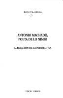 Portada de Antonio Machado, Poeta de Lo Nimio