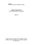 Portada de Actas del Segundo Coloquio Internacional de la Asociacion de Cervantistas