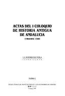 Portada de Actas del I Coloquio de Historia Antigua de Andalucia