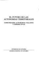 Portada de El Futuro de las autonomías territoriales