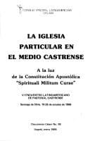 Portada de La Iglesia particular en el medio castrense