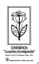 Portada de Conferencia "La Nación y la Emigración"