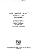 Portada de Encuentro Chicano Mexico 1988