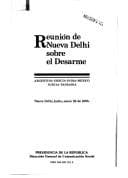 Portada de Reunion de Nueva Delhi sobre el Desarme: Argentina, Grecia, India, Mexico, Suecia, Tanzania