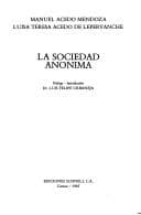 Portada de La sociedad anónima