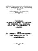 Portada de La justicia constitucional
