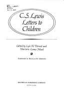 Portada de C. S. Lewis Letters to Children