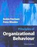 Portada de Principles of Organizational Behaviour