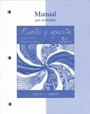Portada de Manual que acompaña Punto y aparte