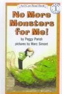 Portada de No More Monsters for Me! (I Can Read Books)