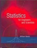 Portada de Statistics for Engineers and Scientists