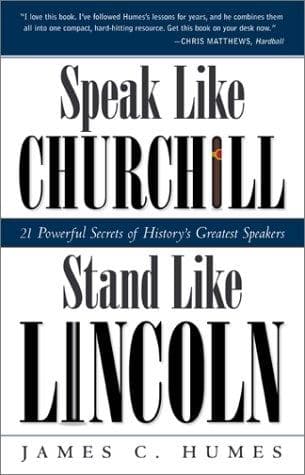 Portada de Speak like Churchill, stand like Lincoln