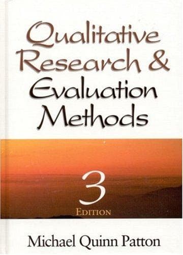 Portada de Qualitative research and evaluation methods