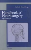 Portada de Handbook of neurosurgery