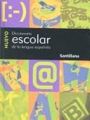 Portada de Nuevo Diccionario Escolar Santillana/new Santillana School Dictionary