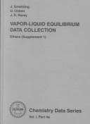 Portada de Vapor-Liquid Equilibrium Data Collection