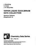 Portada de Vapor-Liquid Equilibrium Data Collection
