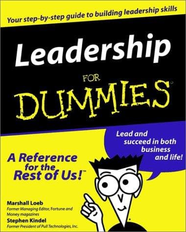 Portada de Leadership for dummies