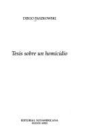 Portada de Tesis Sobre Un Homicidio