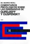 Portada de Comentarios Psicologicos sobre la ensenanzas de Gurdjieff and Ouspensky/ Psychological Commentaries on the Teaching of Gurdjieff and Ouspensky
