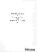 Portada de Comprension y Redaccion del Espaol Basico 1