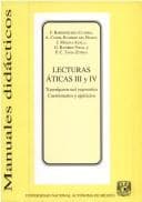 Portada de Lecturas Aticas III Y IV