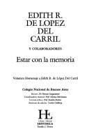 Portada de Estar con la memoria