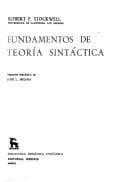 Portada de Fundamentos De Teoria Sintactica