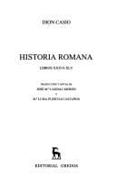 Portada de Historia Romana