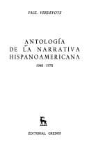 Portada de Antologia De LA Narrativa Hispanoamericana 1940-1970/an Anthology of Spanish American Narrative 1940-1970